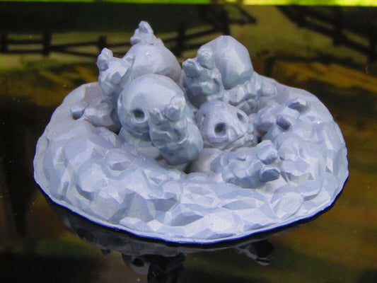 Clod People Nest Earth Elemental Dirt Folk Mini Miniature Model Character Figure