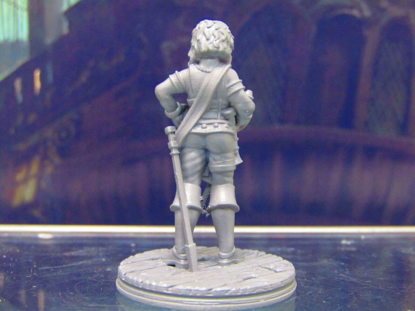Human Pirate Crewwoman First Mate Mini Miniature Figure 3D Printed Model 28/32mm