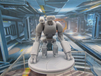 Modded R-Cee Loader Robot Droid w/ Shoulder Cannon Mini Miniature 3D Printed