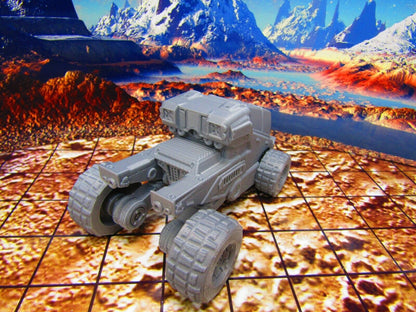 Explorer Surface Buggy ATV Vehicle Scatter Terrain Scenery Miniature 3D Printed