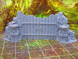 Jungle Temple Entrance Gateway Doors Scatter Terrain Scenery 3D Printed Model