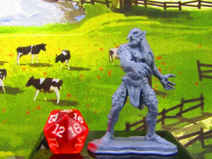 Attacking Troll Swiping Monster Encounter Mini Miniature Model Character Figure