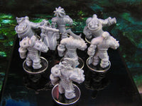 
              7 pc Orc Guard Soldiers Set Mini Miniature Model Character Figure
            