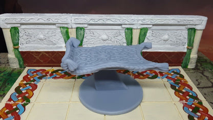 Flying Carpet Rug Mini Miniature Figure Dungeons & Dragons D&D 3D Printed Resin