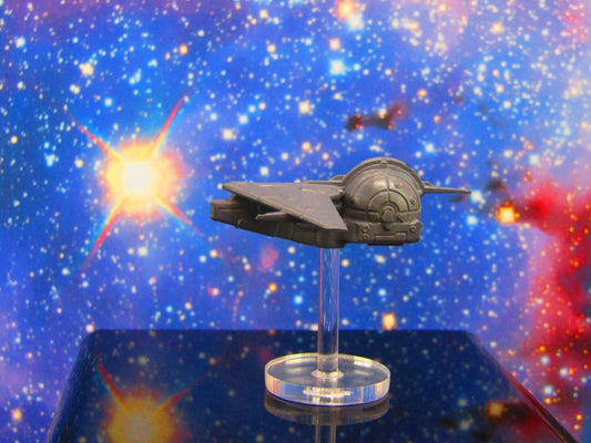 Merconian Gunship Bomber Mass 1 Astra Nebula W/ Flight Stand & Rod