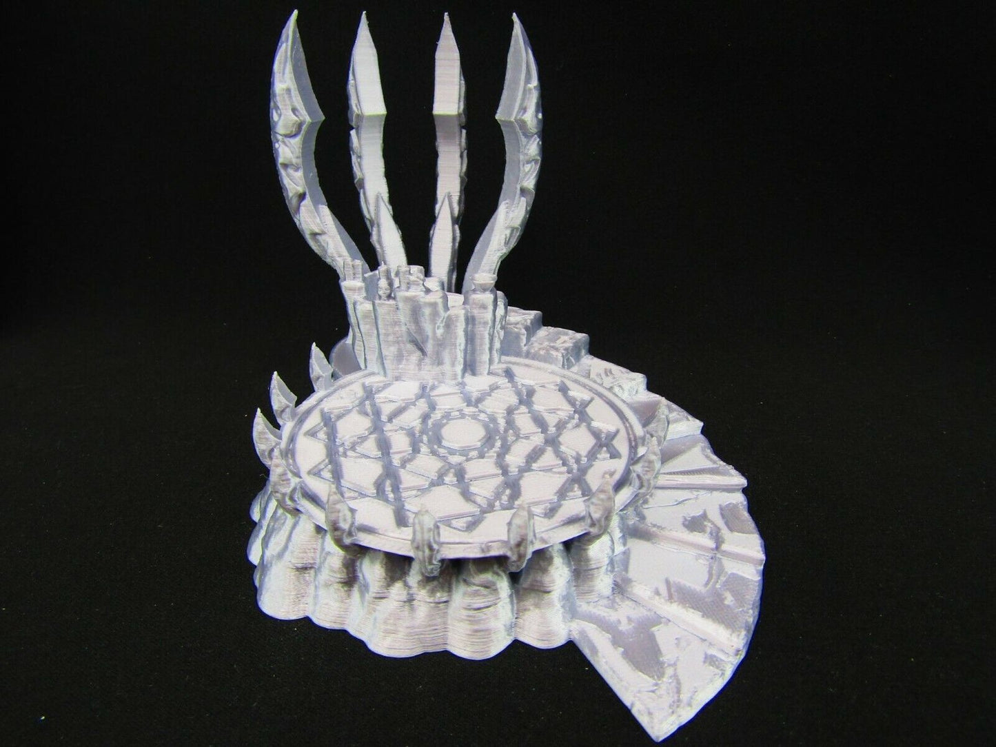 Evil Occult Pulpit Summoning Circle Scatter Terrain Scenery 3D Printed Mini