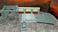 
              4 Piece Sultan/King's Throne & Dais Scatter Terrain Tabletop Scenery Gaming Mini
            