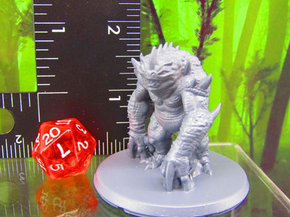 Blue Slaad Mini Miniatures 3D Printed Resin Model Figure 28/32mm Scale RPG