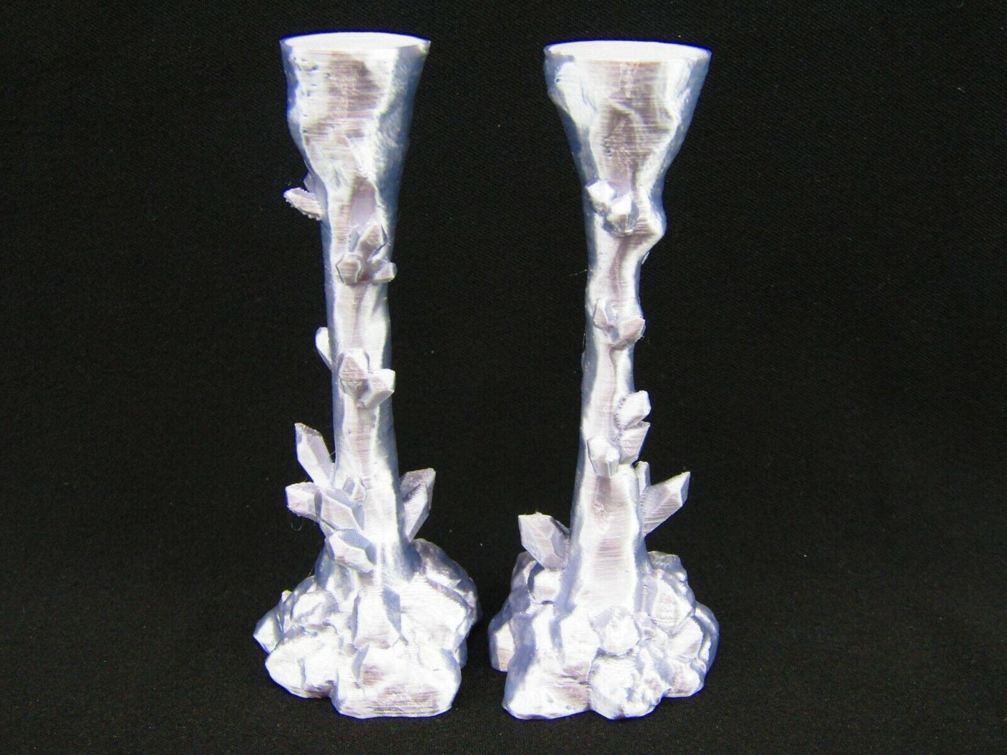 Crystal Cavern Crystaline Columns Pair Scatter Terrain Scenery 3D Printed Mini