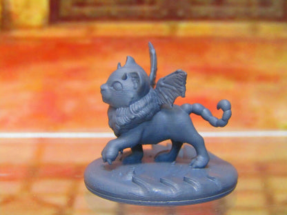 Baby Manticore Monster Beast Companion Mini Miniatures 3D Printed Model 28/32mm