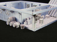 
              Furnished Bar Tavern Building w/ Patrons Scatter Terrain Scenery 3D Printed Mini
            