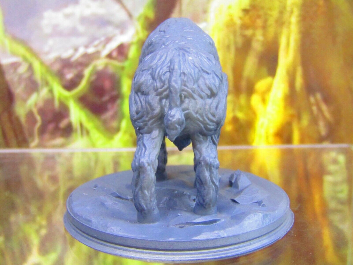 Buffalo Bison Animal Mini Miniature Figure 3D Printed Model 28/32mm Scale RPG
