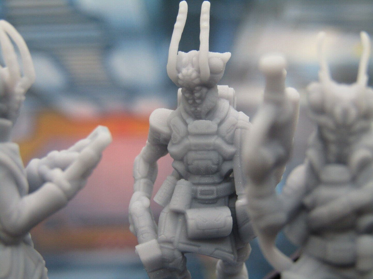 Alien Insectoids Lot of 3 Mini Miniature Scatter Terrain Scenery 3D Printed