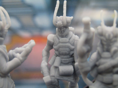 Alien Insectoids Lot of 3 Mini Miniature Scatter Terrain Scenery 3D Printed