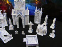 
              23pc Tombs, Gravestones, & Mausoleums Graveyard Collection Grave Set 3D Print
            