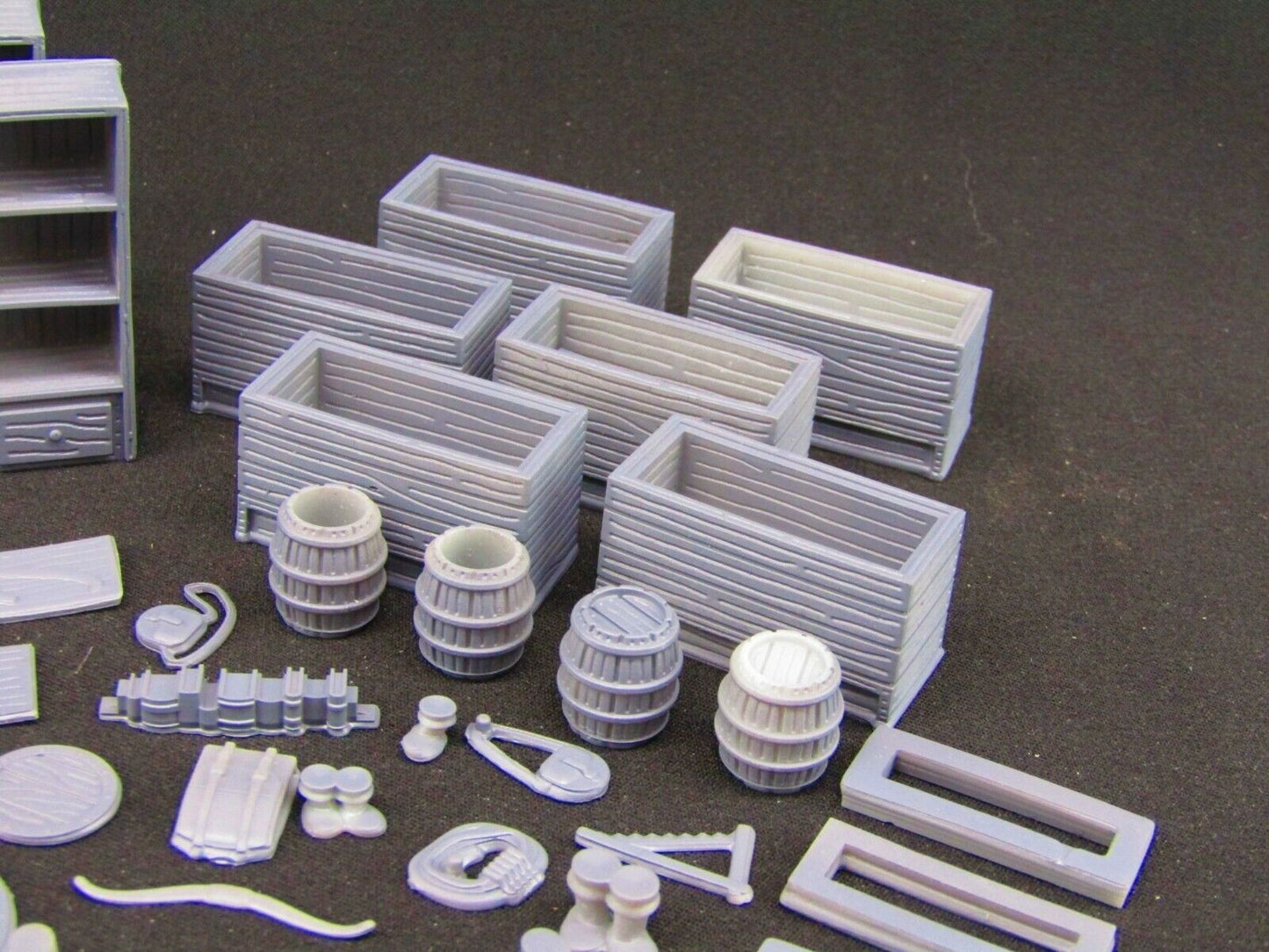 Merchant Weapon Trader Equipment Shop Items Scatter Terrain Props Scenery 3D