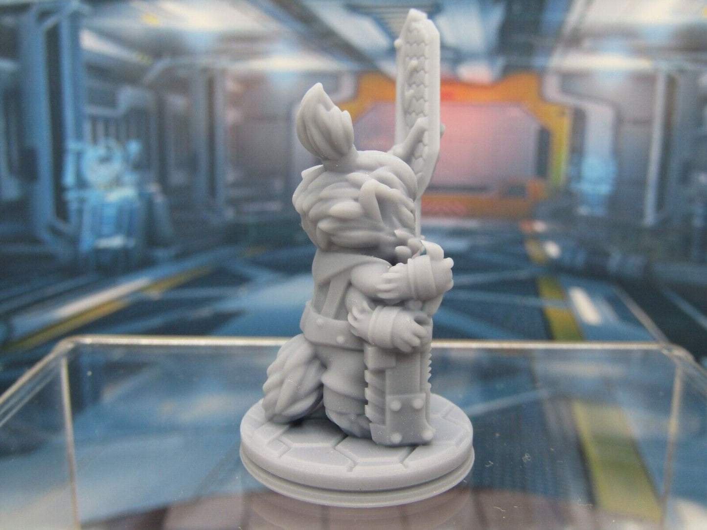 Furry Alien Fuzzy Fighter Mini Miniature Scatter Terrain Scenery 3D Printed