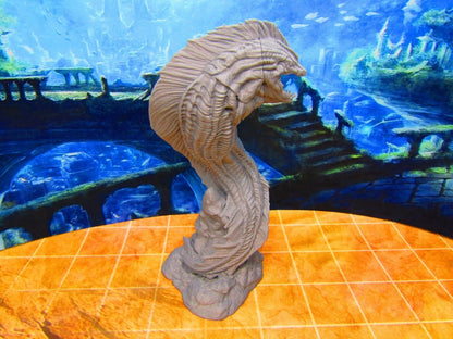 Giant Eel Underwater Monster Encounter Mini Miniature 3D Printed Figure Model