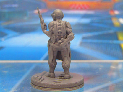 Cyber Punk Post Apocalypse Dystopian Cyber Doctor Mini Miniature 3D Printed