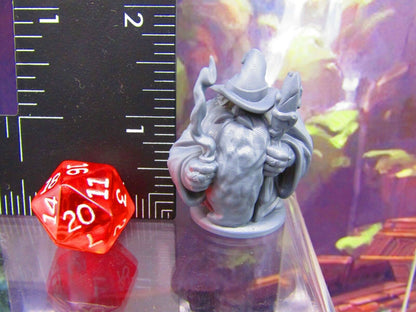 Dwarf Wizard Mini Miniature Figure 3D Printed Model 28/32mm Scale RPG Fantasy