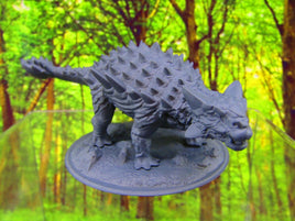 Battle Damaged Ankylosaurus Dinosaur Mini Miniature 3D Printed Model 28/32mm