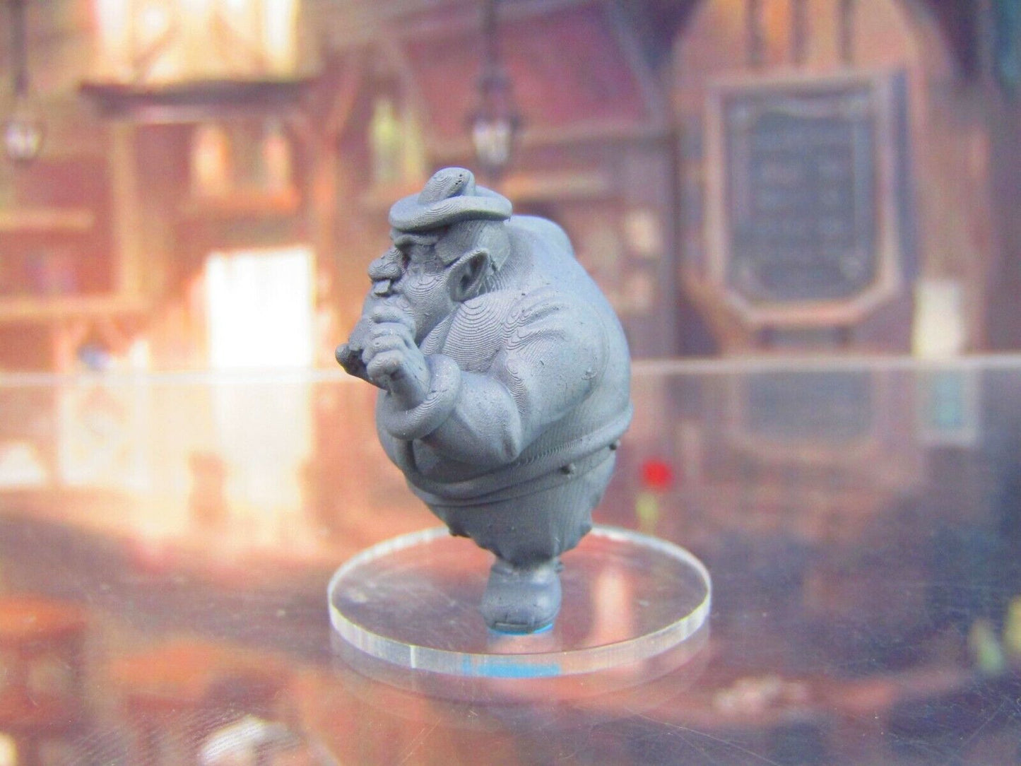 Crooked Human Merchant Trader Mini Miniature Figure 3D Printed Model 28/32mm