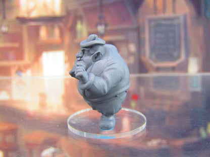 Crooked Human Merchant Trader Mini Miniature Figure 3D Printed Model 28/32mm