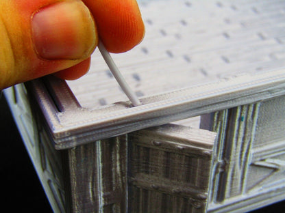 Item Shop Merchant Weapon Trader Building w/ Items Scatter Terrain Scenery 3D