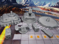 
              Large Gun & Missile Turrets Scatter Terrain Scenery Miniature 3D Printed Model
            