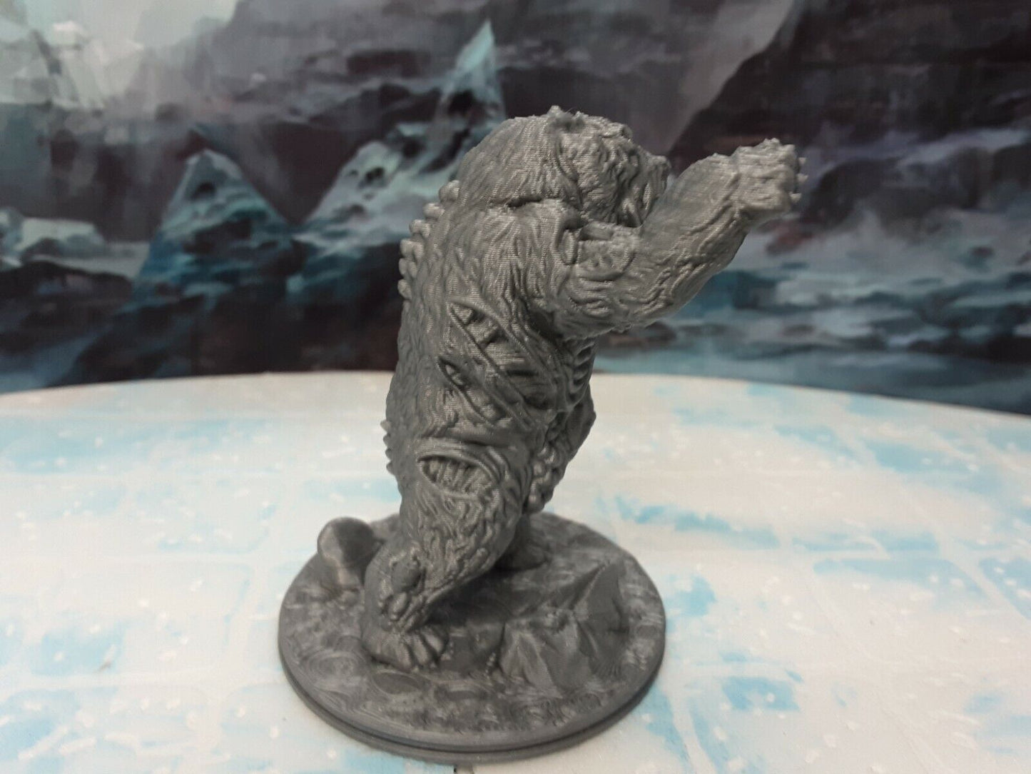 Undead Zombie Bear Miniature Mini Figure Tabletop Dungeons & Dragons D&D