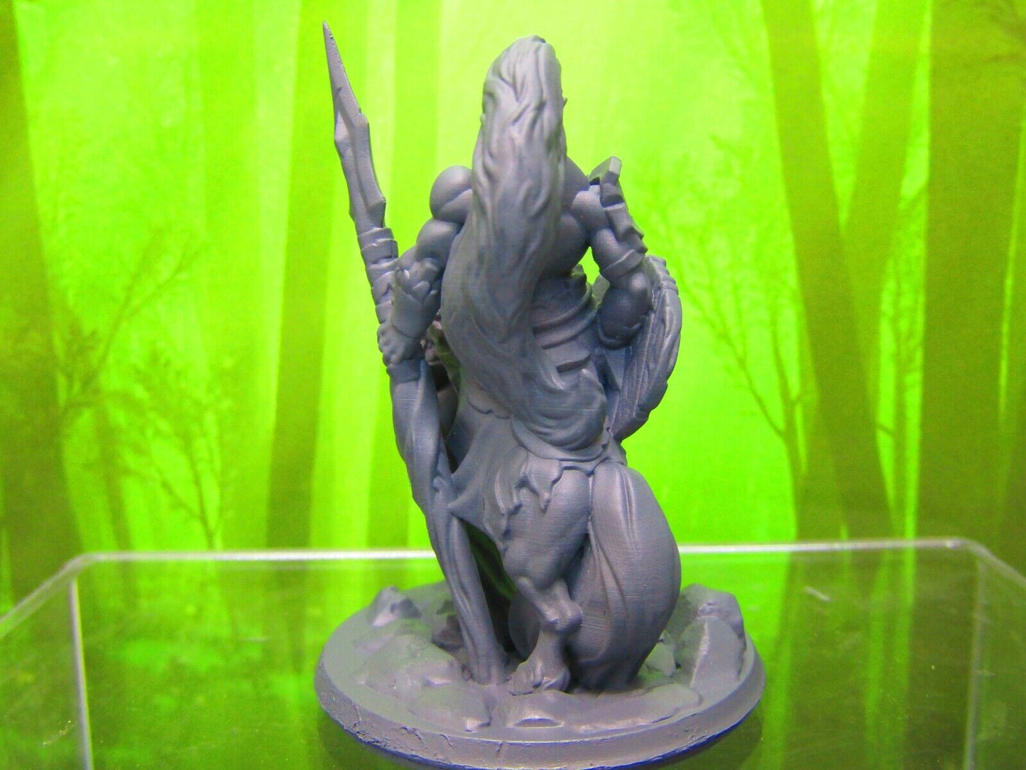 Centaur Fighter Warrior Soldier w/ Spear Mini Miniature Figure 3D Printed Model