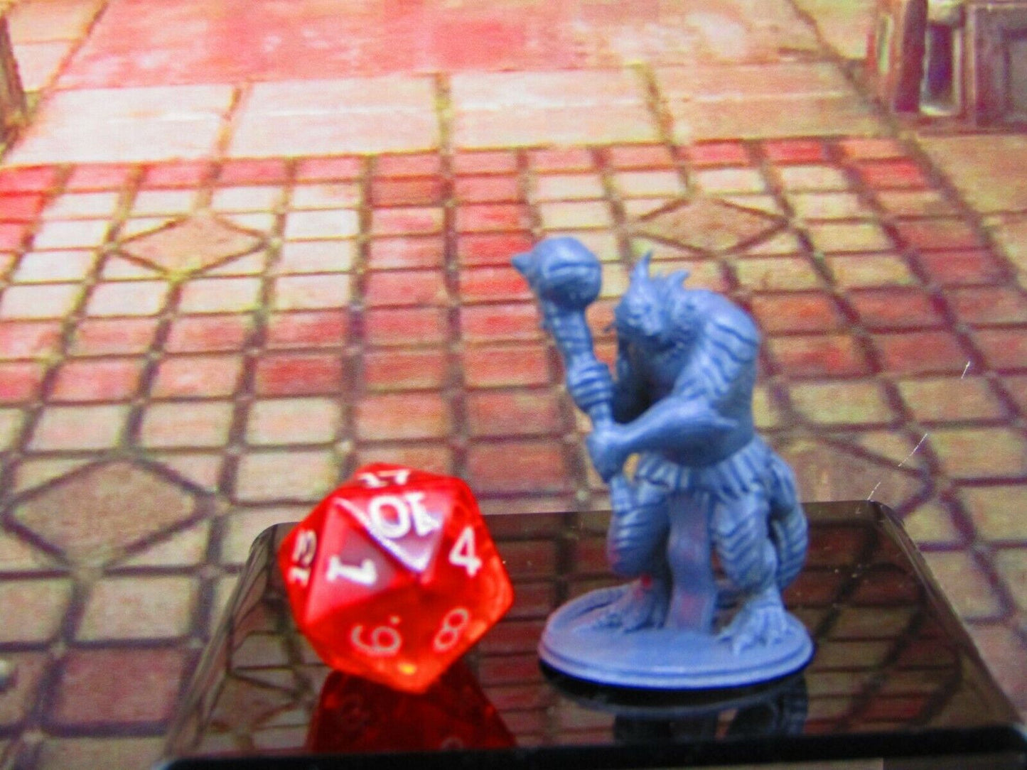 Lizardfolk Fighter Mini Miniature Model Character Figure 28mm/32mm Scale RPG