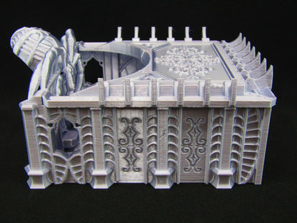 Dark Elf Unholy Chapel Church Scatter Terrain Scenery 3D Printed Mini Miniature
