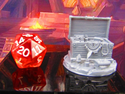 Alchemist Mad Scientist Treasure Chest Scatter Terrain Scenery Mini Miniature