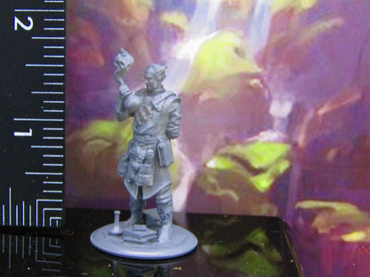 Male Alchemist Alchemy Mad Scientist Mini Miniature Model Character Figure