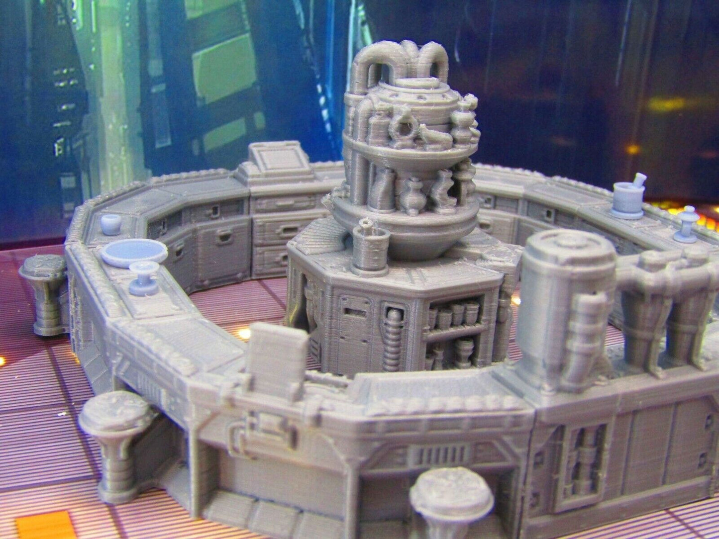 25pc Sci Fi Modular Bar Night Club Scenery Terrain Set 3D Printed Model 28/32mm