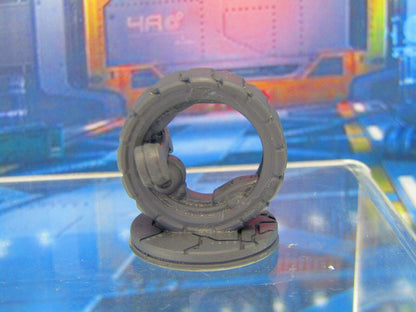 Uni Wheel Scout Drone Robot Robo Mini Miniature Figure 3D Printed Model 28/32mm
