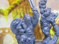 
              4pc Orc Tribe War Party Mini Miniature Figure 3D Printed Model 28/32mm Scale
            