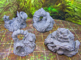 Deep Jungle Overgrowth Plants Scenery Scatter Terrain Props 3D Printed Minis
