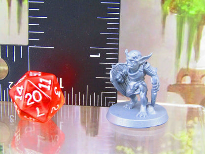 Goblin Warrior Mini Miniatures 3D Printed Resin Model Figure 28/32mm Scale