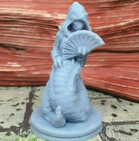 
              Snakefolk Sorceress Female Mini Miniature Figure 28/32mm D&D 3D Printed Resin
            