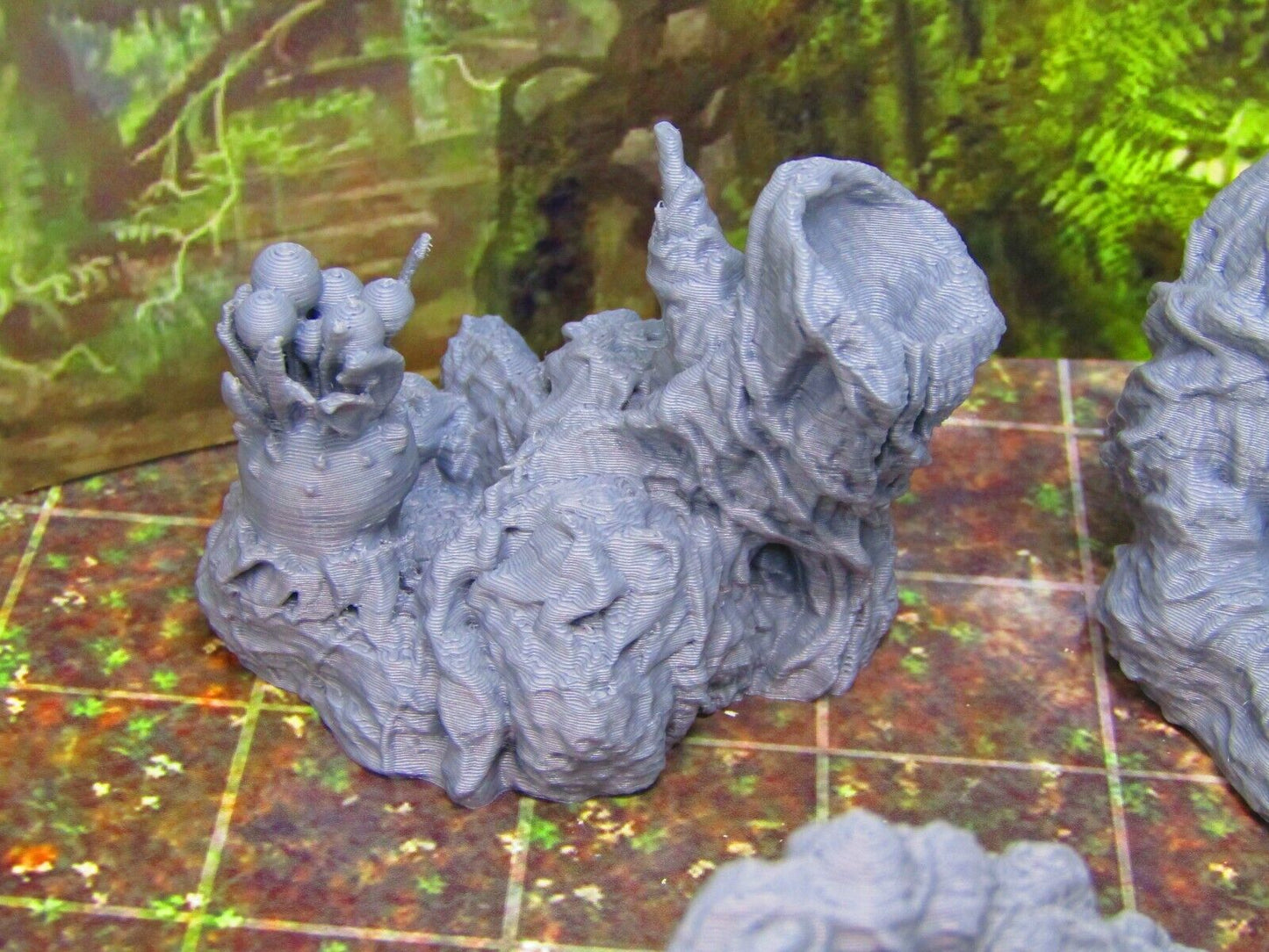 Deep Jungle Overgrowth Plants Scenery Scatter Terrain Props 3D Printed Minis