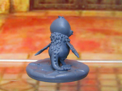 Baby Cockatrice Bird Monster Companion Mini Miniatures 3D Printed Model 28/32mm