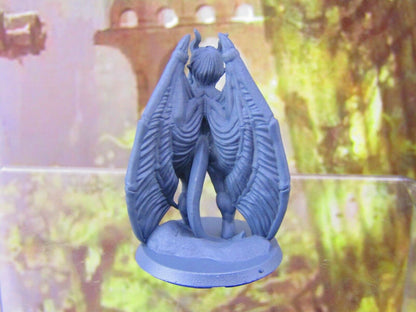 Incubus Demon Mini Miniatures 3D Printed Resin Model Figure 28/32mm Scale RPG