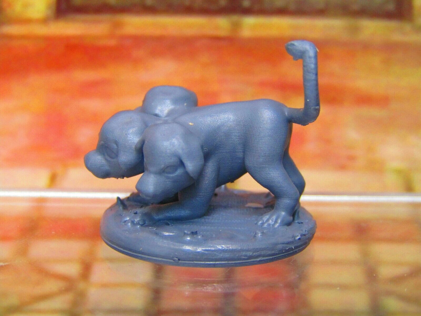 Baby Cerberus Puppy Dog Monster Companion Mini Miniatures 3D Printed Model
