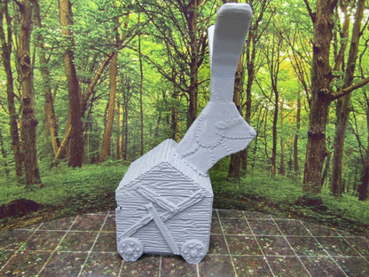Trojan Siege Rabbit Miniature Mini Scenery Terrain 3D Printed Model D&D Piece