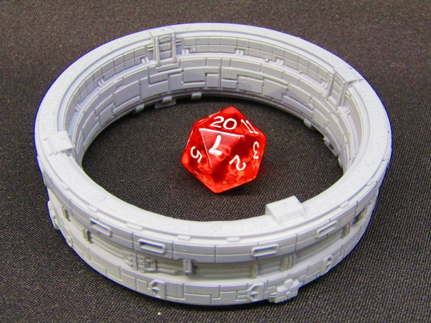 Large Ring Space Station Port City Military Space Base Starfinder Fleet