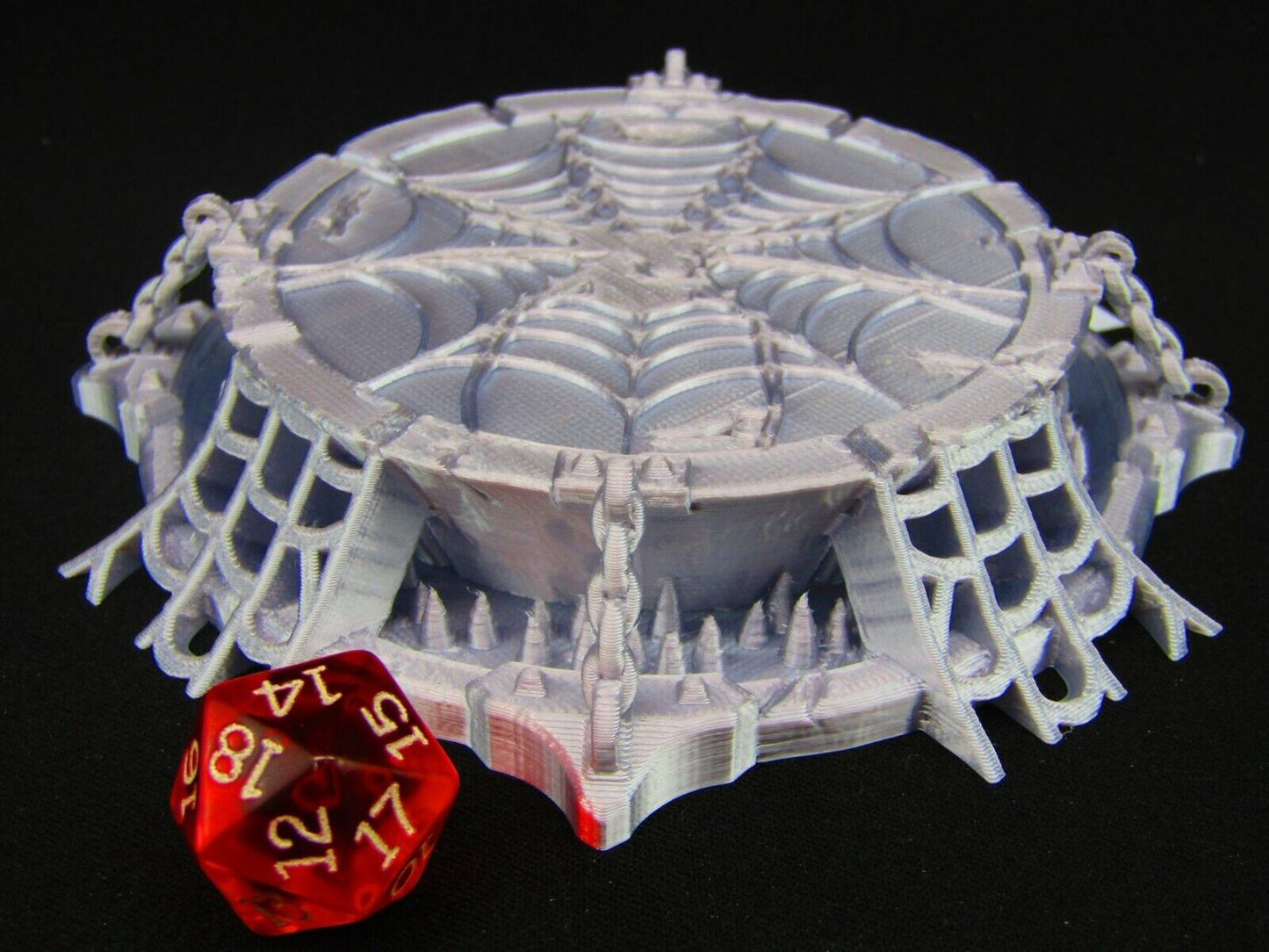Llolth Spider Queen Dark Elf Dais Scatter Terrain Scenery 3D Printed Mini