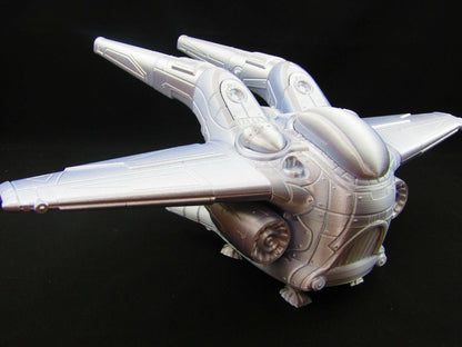 Large Modular Starfighter "Sparrowhawk" Space Ship Scenery Scatter Terrain SciFi