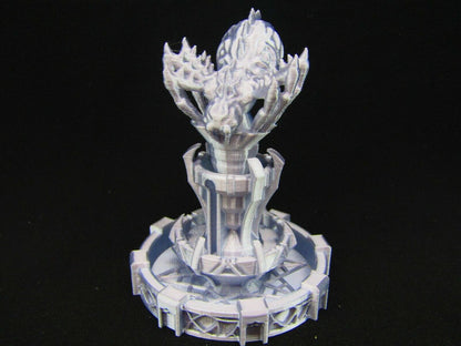 Spider Fountain Scatter Terrain Scenery 3D Printed Mini Miniature Model 28/32mm